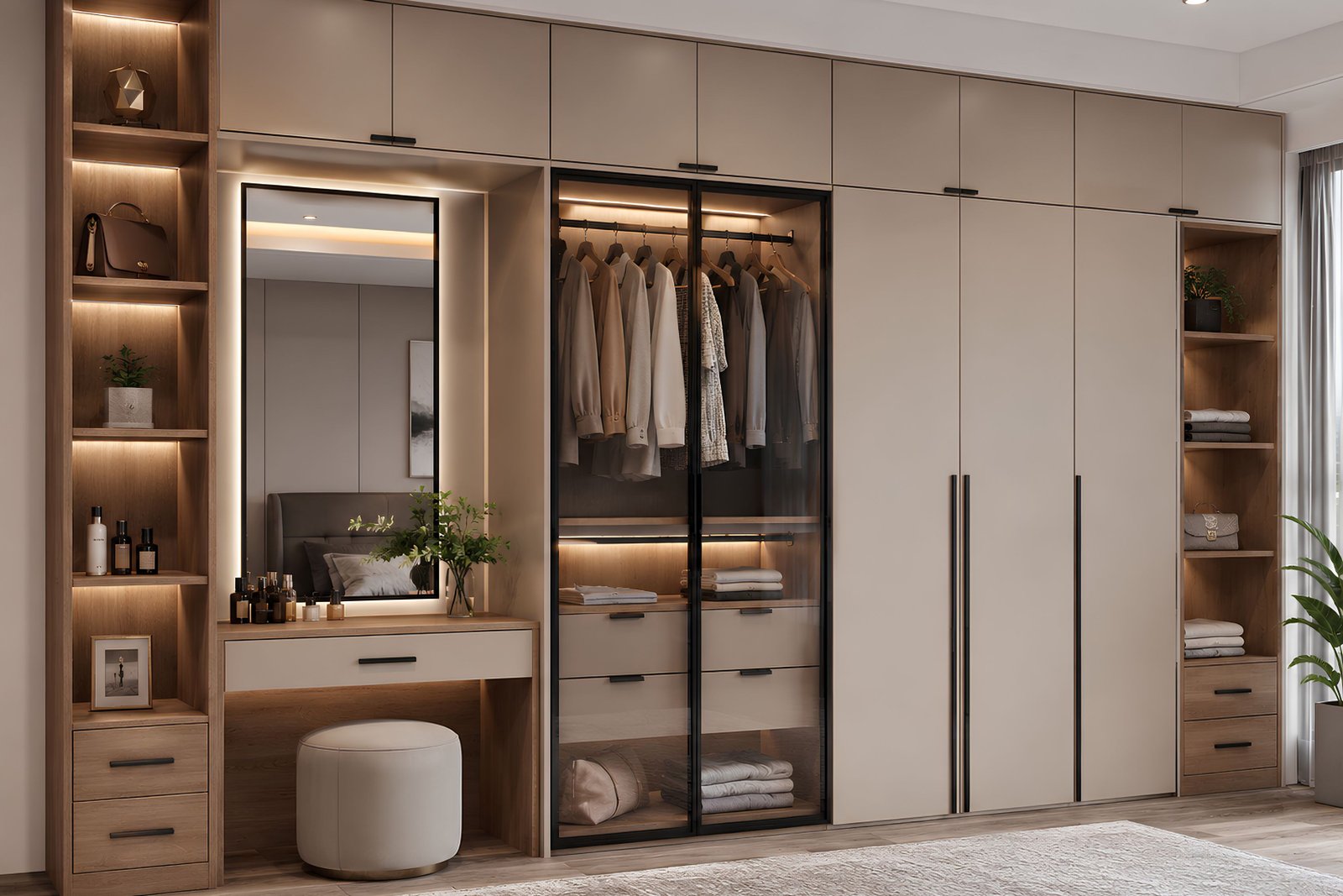 Wardrobe With Dresser 