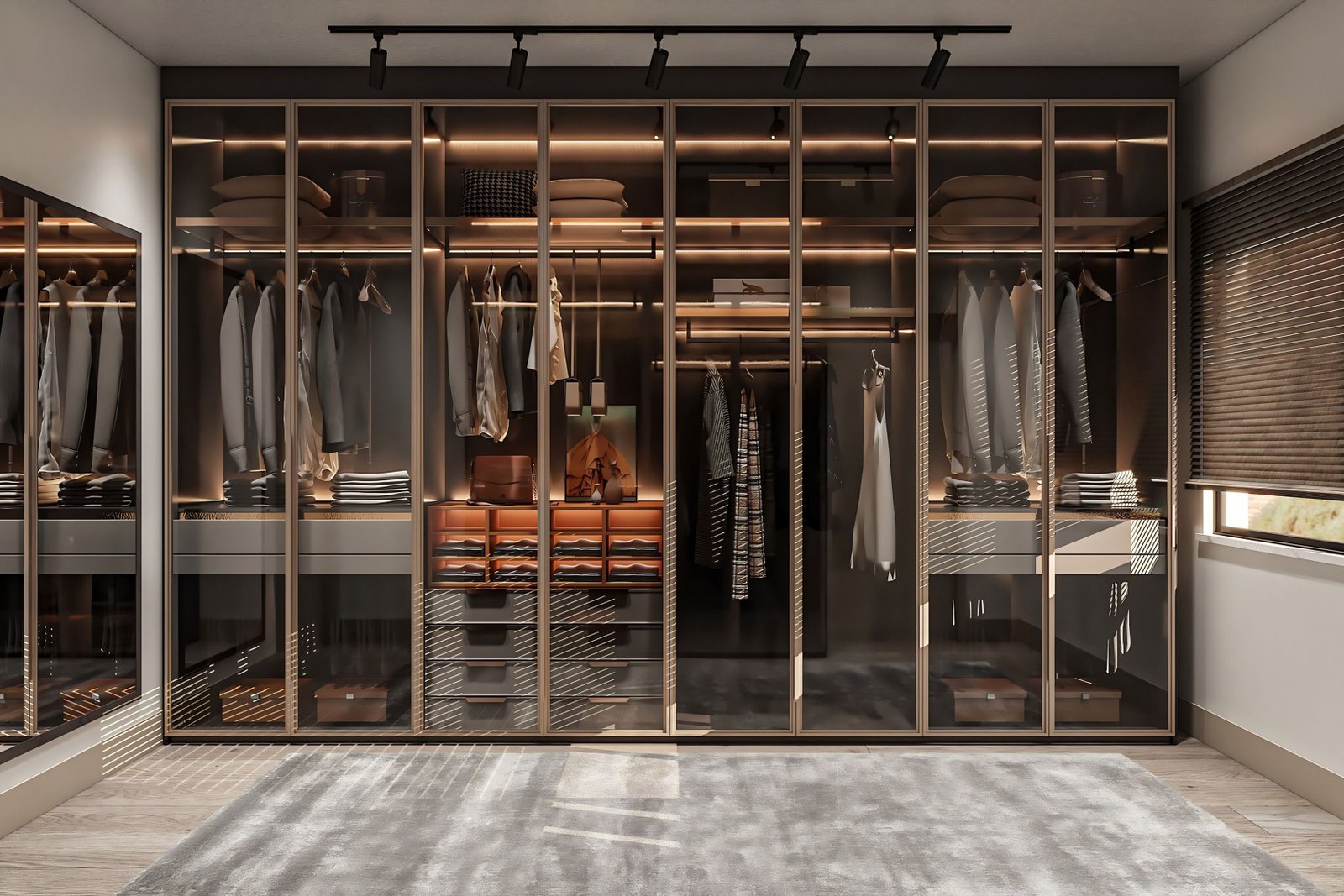 Glass Wardrobes